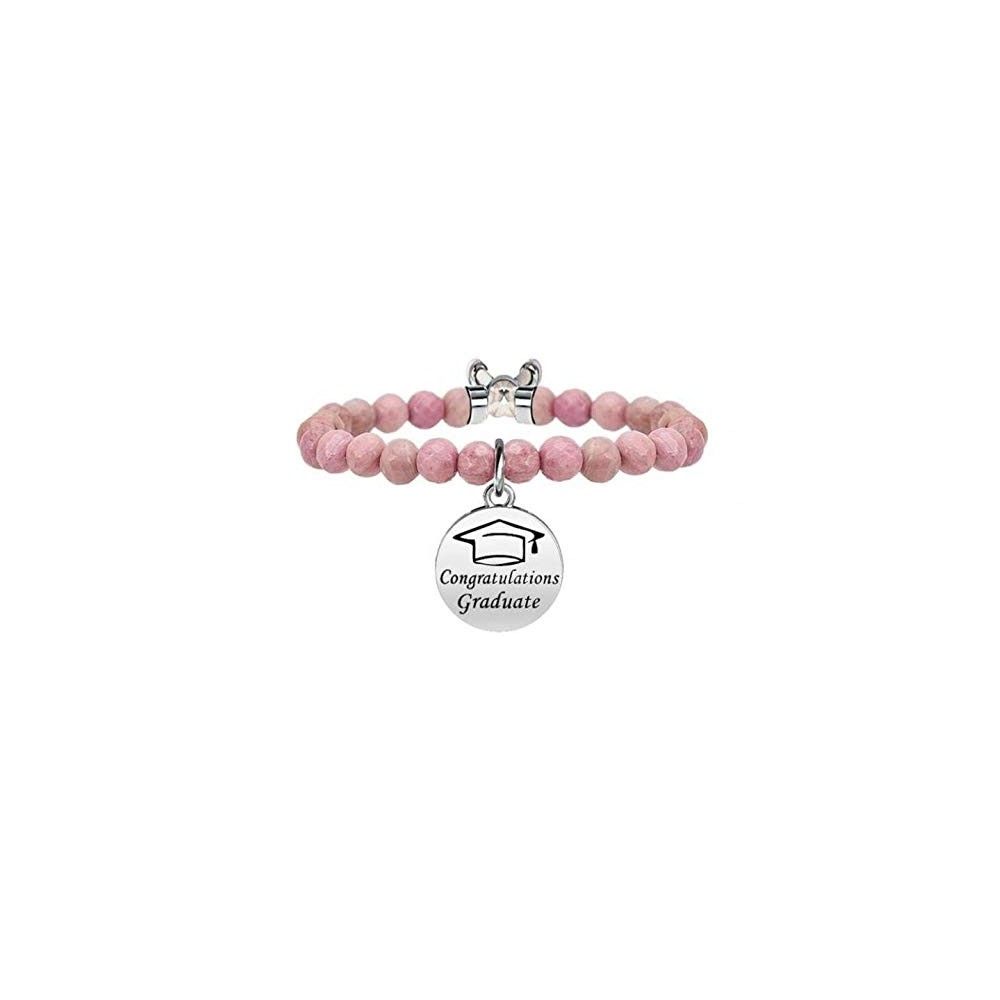 1 - Bracciale Kidult 731128 in acciaio 316L con rodonite collezione Special Moments