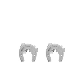 1 - Woman horseshoe lobe earrings Rue des Mille Silver 925 OR-LOBO FERCAV RH