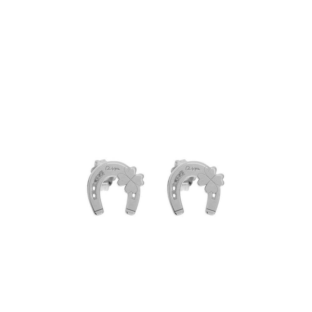 1 - Woman horseshoe lobe earrings Rue des Mille Silver 925 OR-LOBO FERCAV RH