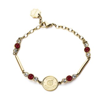 1 - Bracciale donna Coccinella dorata Chakra Brosway acciaio 316L BHKB109