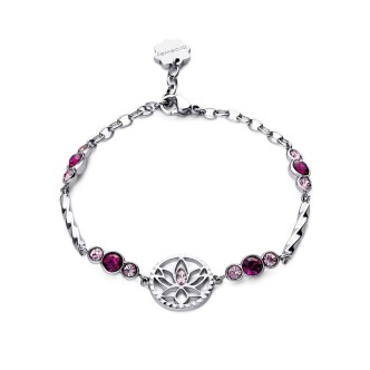 1 - Bracciale donna Fiore di Loto Chakra Brosway acciaio 316L BHKB112