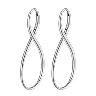 1 - Brosway Ribbon Infinito women's earrings 316L steel BBN27