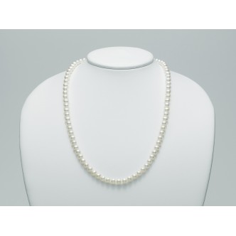 1 - Collana donna Miluna filo di perle bianco 6,5- 7 PCL4245V2