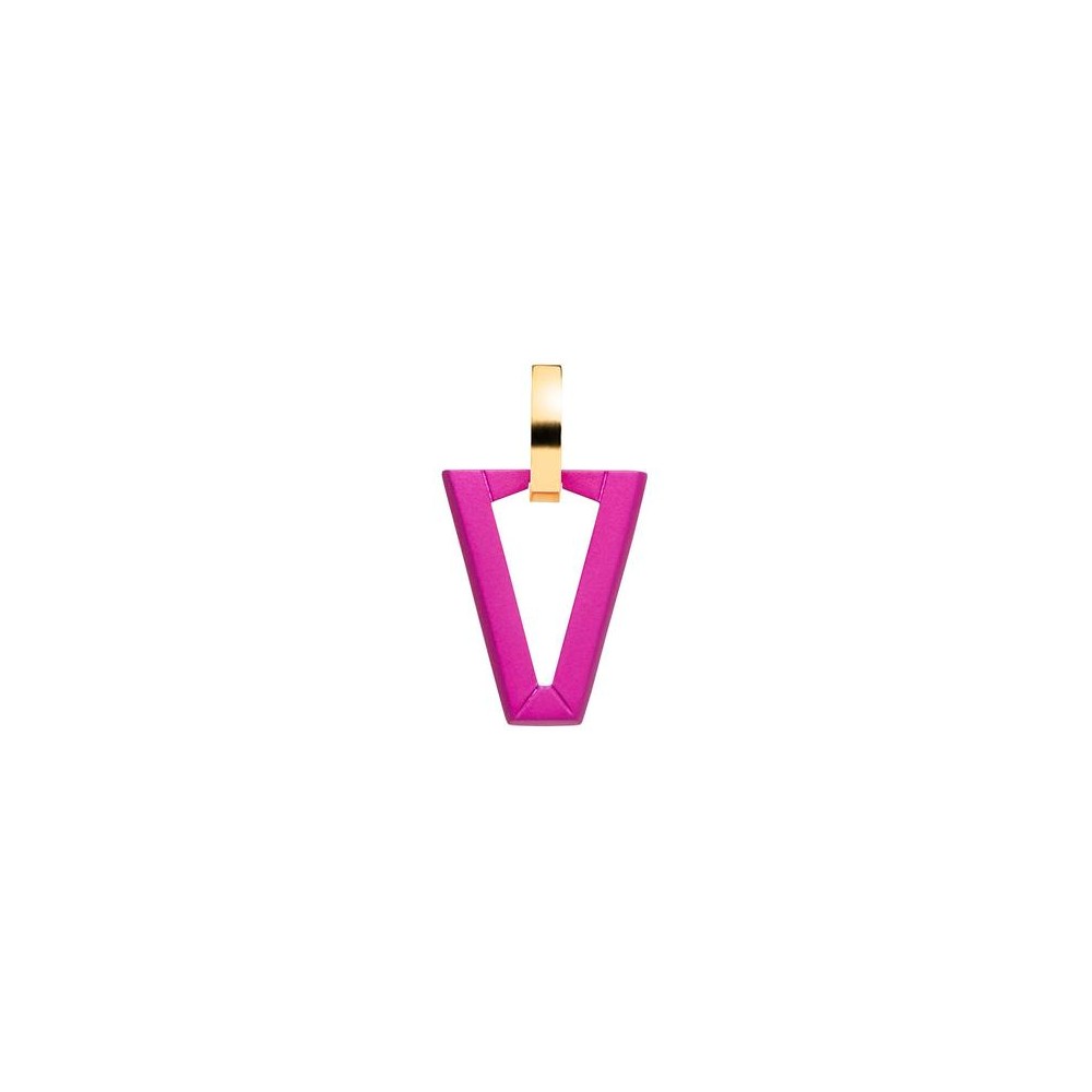 1 - Monorecchino Valentina Ferragni UALI Cherry DVF-OR-BA6 Argento 925 viola