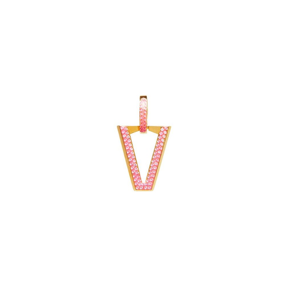 1 - Single earring Valentina Ferragni UALI Zirconia Pink DVF-OR-LU7 925 Silver Pink