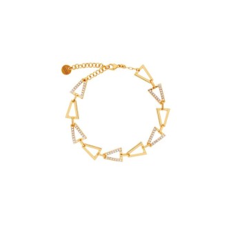 1 - Bracciale Valentina Ferragni GIGI DVF-BR-03 Argento 925 dorato con zirconi