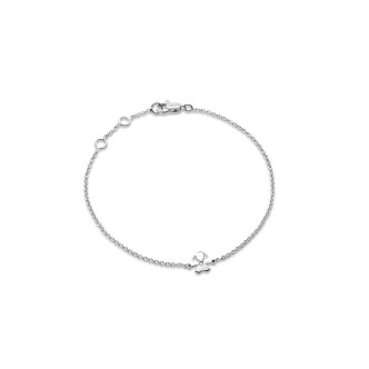 1 - Bracciale Le briciole Le Bebè Bimba con diamante LBB338 Oro Bianco