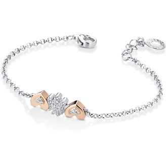 1 - Roberto Giannotti woman GIA 337 bracelet in silver with zircons Angels collection