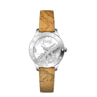 1 - 1a Classe Alviero Martina Moorea 1674491 steel woman time only watch with Geo map