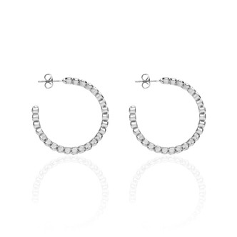 1 - Stroili woman earrings 1663920 rhodium-plated metal Romantic Shine collection