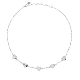 1 - Girocollo cuori Rue des Mille Argento 925 GR-CAT MT CUO RH