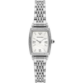 1 - Orologio donna Emporio Armani solo tempo madreperla con zirconi AR11405 acciaio