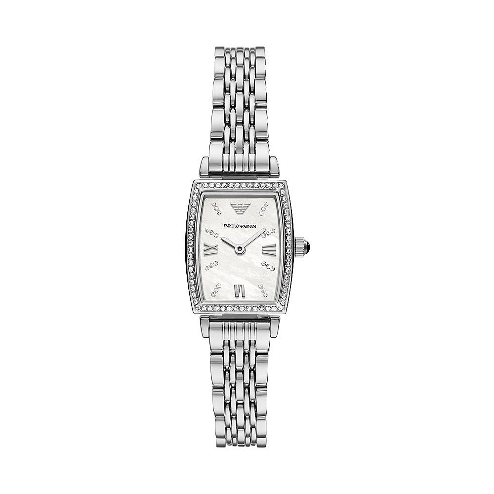 1 - Orologio donna Emporio Armani solo tempo madreperla con zirconi AR11405 acciaio