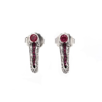 1 - Vulcano Ellius woman earrings 925 Silver Vulcano collection