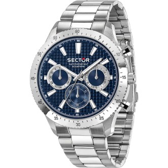 1 - Sector 270 R3253578022 blue steel multifunction watch for men