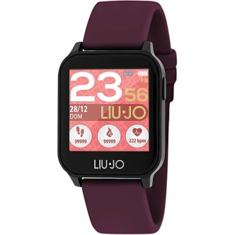 1 - Smartwatch Liu Jo Energy Bordeaux SWLJ006 cinturino silicone