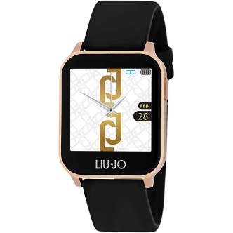 1 - Smartwatch Liu Jo Energy black SWLJ019 pink case silicone strap