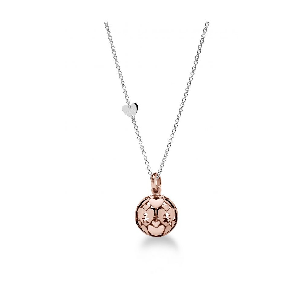 1 - Suonamore Le Bebè Hearts The Worlds SNM016 925 Silver Rose Gold Plated