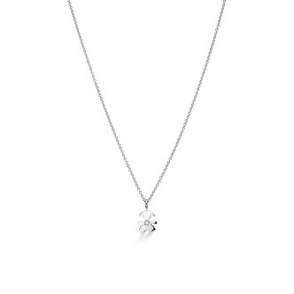 1 - Le Bebè girl necklace Le Briciole White Gold LBB334