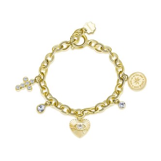 1 - Brosway Chakra BHKB120 316L steel heart bracelet