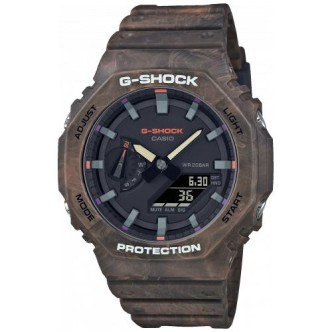 1 - Casio G-Shock Military Carbon Core men's watch GA-2100FR-5AER resin case and strap