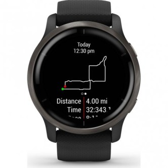 1 - Orologio Garmin Venu 2 nero 010-02430-11 acciaio ardesia cinturino silicone