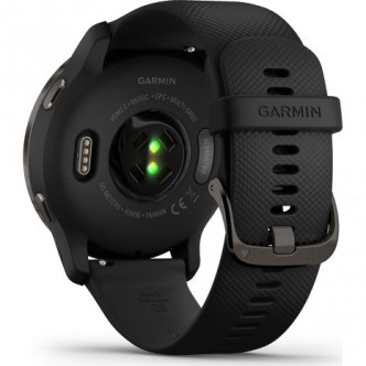 1 - Orologio Garmin Venu 2 nero 010-02430-11 acciaio ardesia cinturino silicone