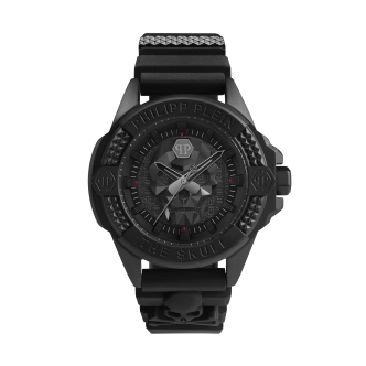 1 - Orologio uomo Philipp Plein The Skull nero PWAA0721 acciaio cinturino in silicone