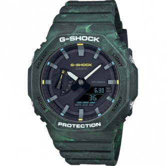 1 - Casio G-Shock men's watch Mystic Forest green GA-2100FR-3AER resin