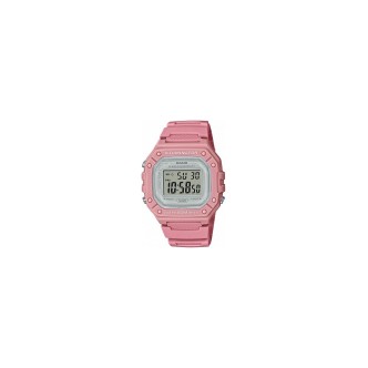 1 - Orologio Casio Collection digitale rosa unisex W-218HC-4AVEF resina