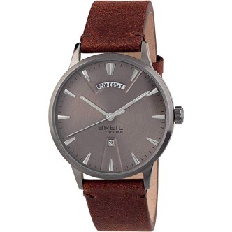 1 - Watch Breil Only Time Man analog leather strap collection Friday EW0417