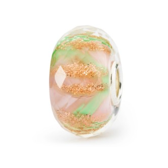 1 - Trollbeads Flower Bed TGLBE-30082 pink glass