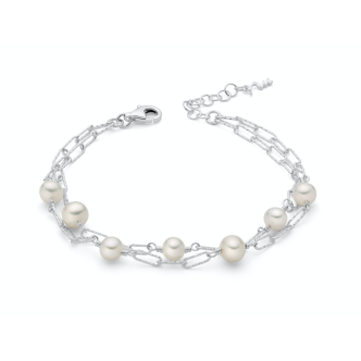 1 - Bracciale Miluna Miss Italia Argento 925 con perle PBR3314A