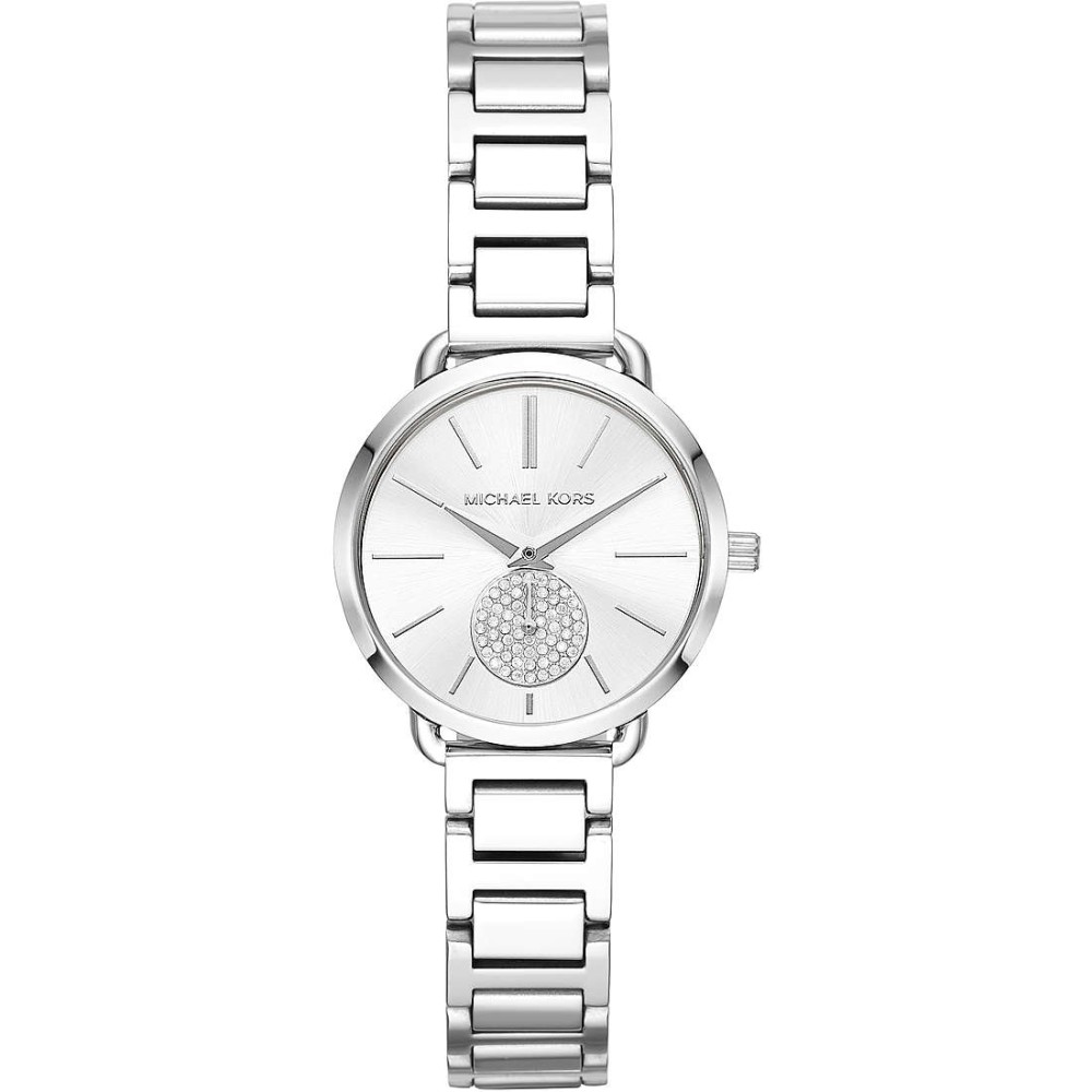 1 - Watch Michael Kors woman only time analog steel strap Portia collection MK3837