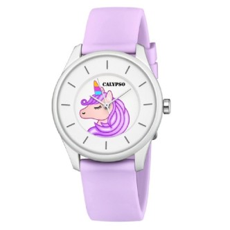 1 - Orologio bambina Calypso unicorno rosa K5733/B cinturino silicone