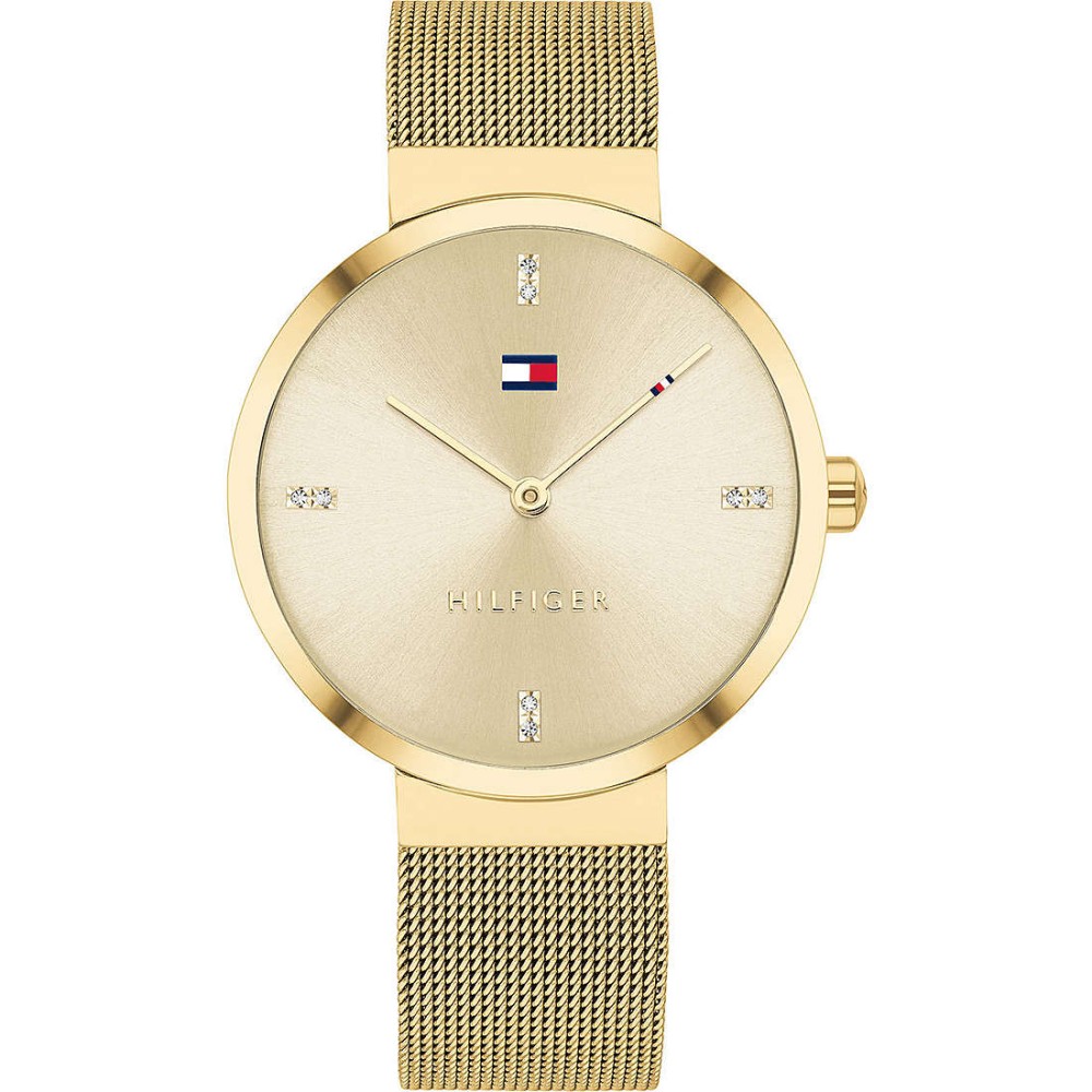 1 - Tommy Hilfiger Liberty women's watch only time gold steel Milan mesh 1782217