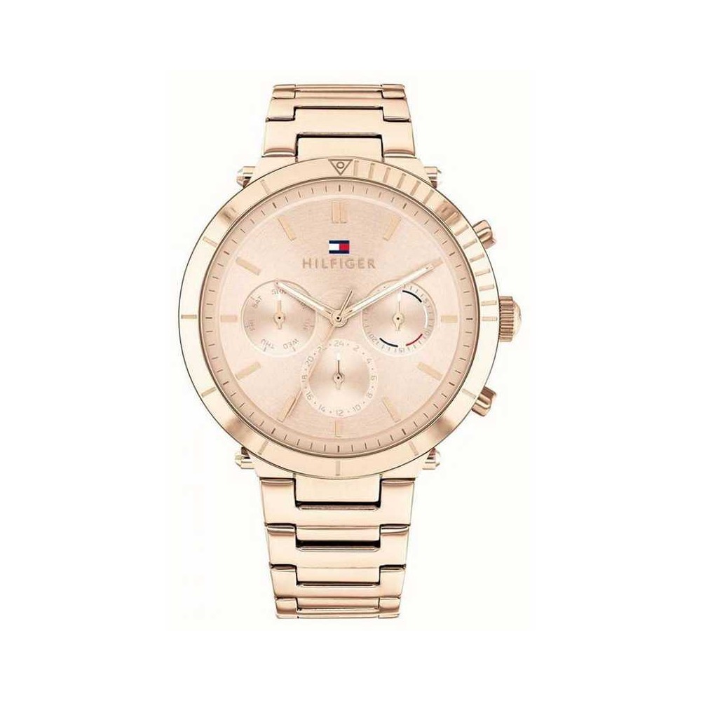 1 - Tommy Hilfiger women's chronograph watch Emery rosé steel 1782347