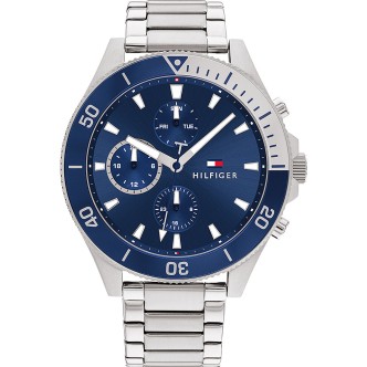 1 - Tommy Hilfiger multifunction men's watch Larson steel 1791917