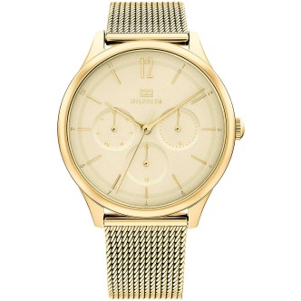 1 - Tommy Hilfiger multifunction watch woman Layla golden steel 1782458