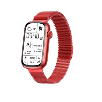 1 - Smartwatch woman Smarty Allure red steel SW032C