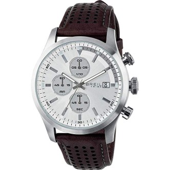 1 - Breil Watch Chronograph Men's analogue faux leather strap collection Drift EW0413