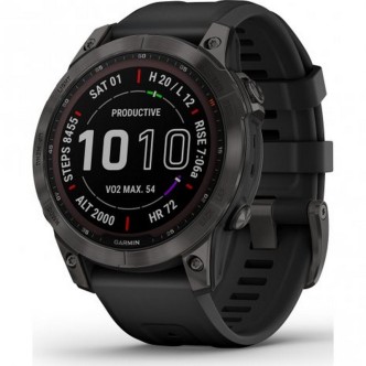 1 - Orologio uomo Garmin Fenix 7 Sapphire Solar nero 010-02540-35