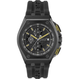 1 - Philip Plein Extreme chronograph watch black man PWGAA0221 steel case