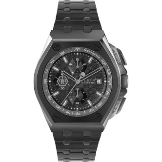 1 - Orologio cronografo Philip Plein Extreme uomo nero PWGAA0921 cassa acciaio