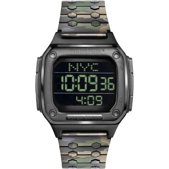 1 - Orologio digitale uomo Philip Plein Hyper Shock Camouflage PWHAA0921 cassa acciaio