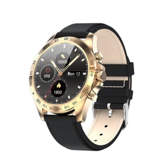 1 - Smartwatch uomo Paul Edward PE005C Oro rosa cinturino nero