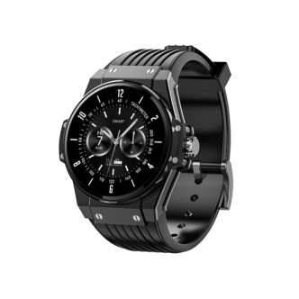 1 - Paul Edward men's smartwatch black PE003A silicone strap