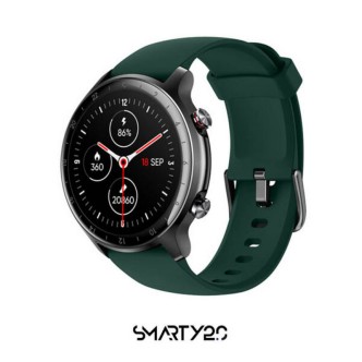 1 - Orologio Smartwatch uomo verde Smarty silicone SW031D