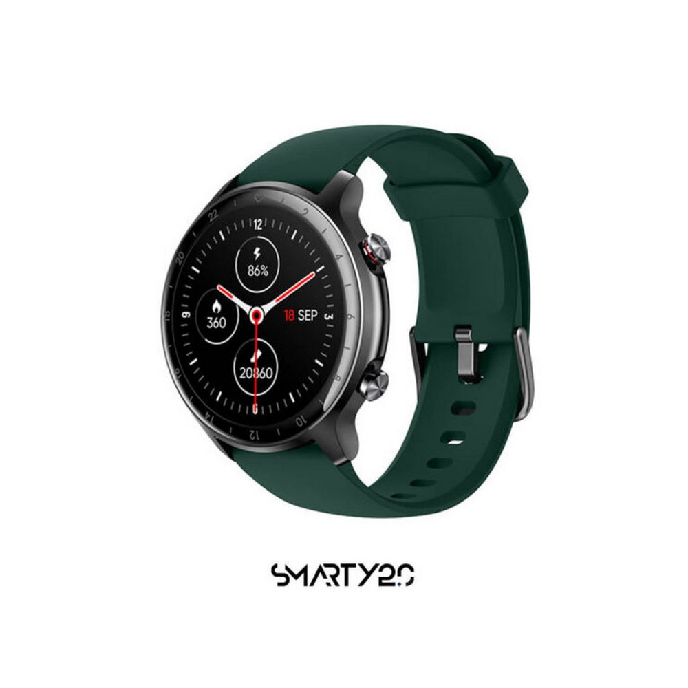 1 - Orologio Smartwatch uomo verde Smarty silicone SW031D