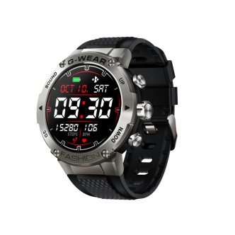 1 - Smartwatch man Smarty Bootcamp black and gray silicone SW036B